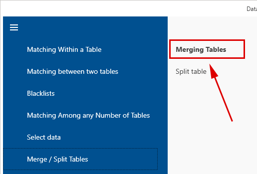 Tabellen zusammenfassen Merging Tables