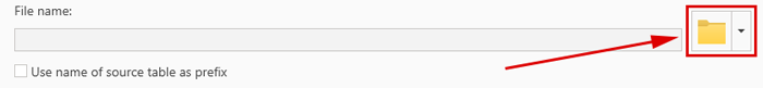 Ergebnisdatei, Dateiname Result file, file name