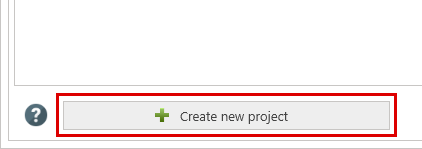 Create New Project