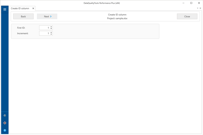 Create ID column